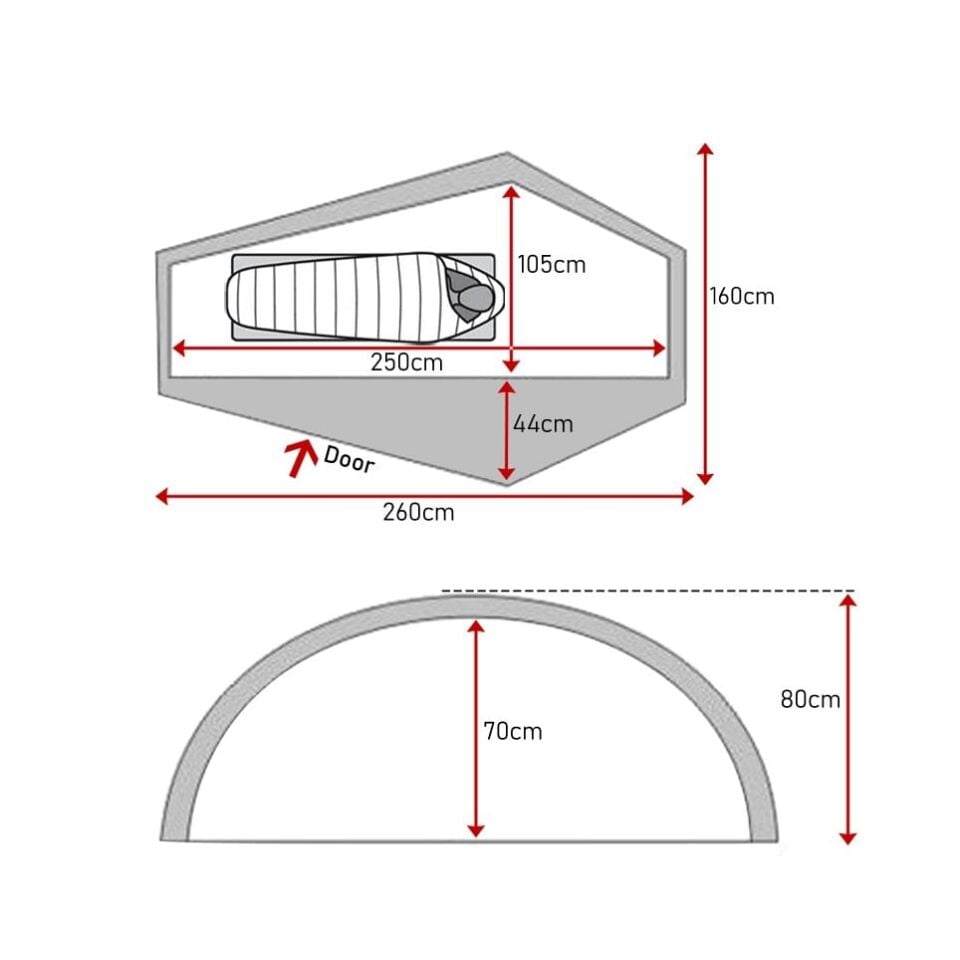 Evolite Summit Pro Çadır Sun Fresh UPF80