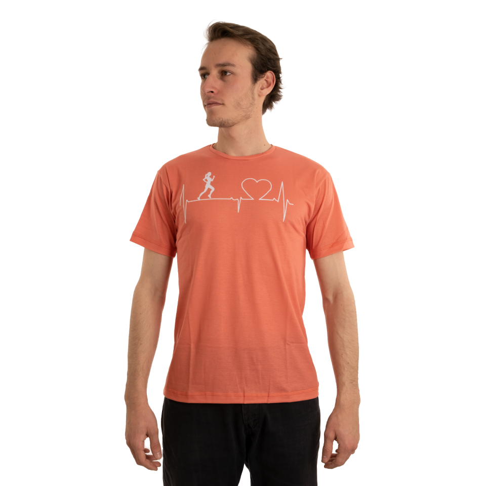 Utopeak Run Ekg T-shirt-Kırmızı