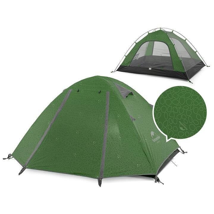 NatureHike Sky Lite 3 Kişilik Kamp Çadırı K.Yeşil