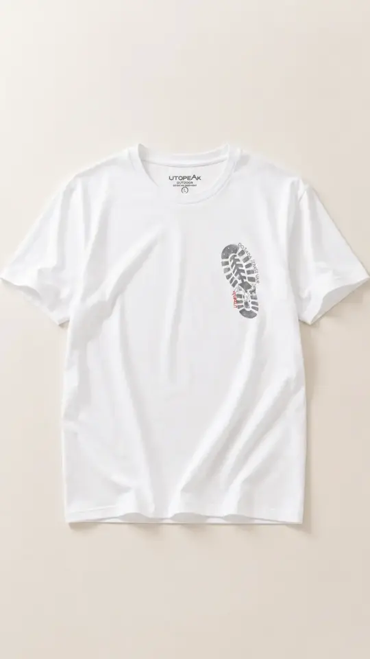 Utopeak Ayak izi T-shirt