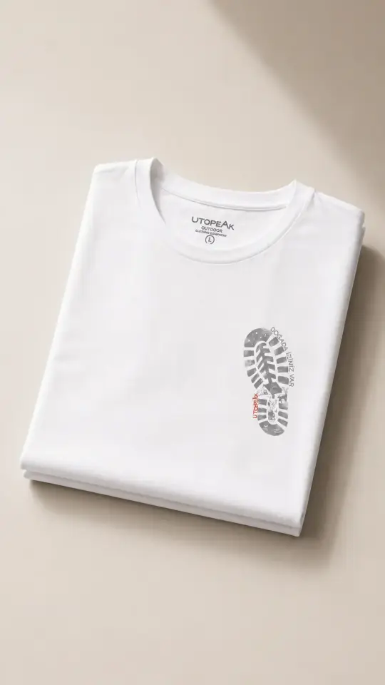 Utopeak Ayak izi T-shirt
