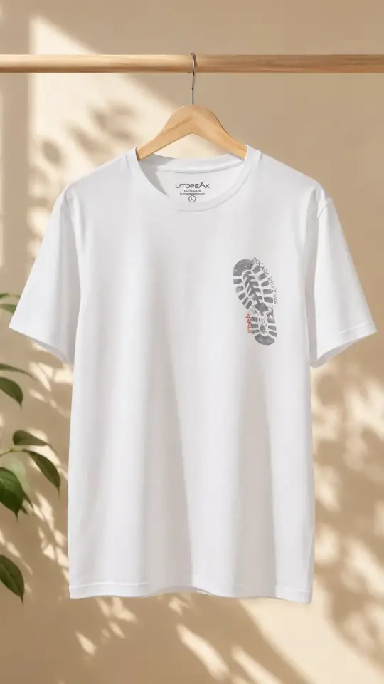 Utopeak Ayak izi T-shirt