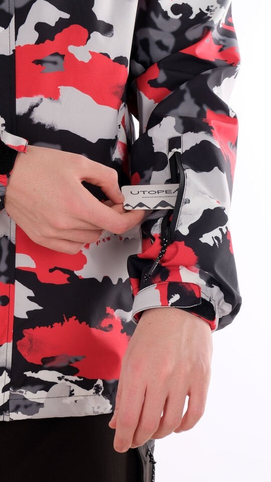 Utopeak PRO Kamuflaj Su Geçirmez Erkek Ceket