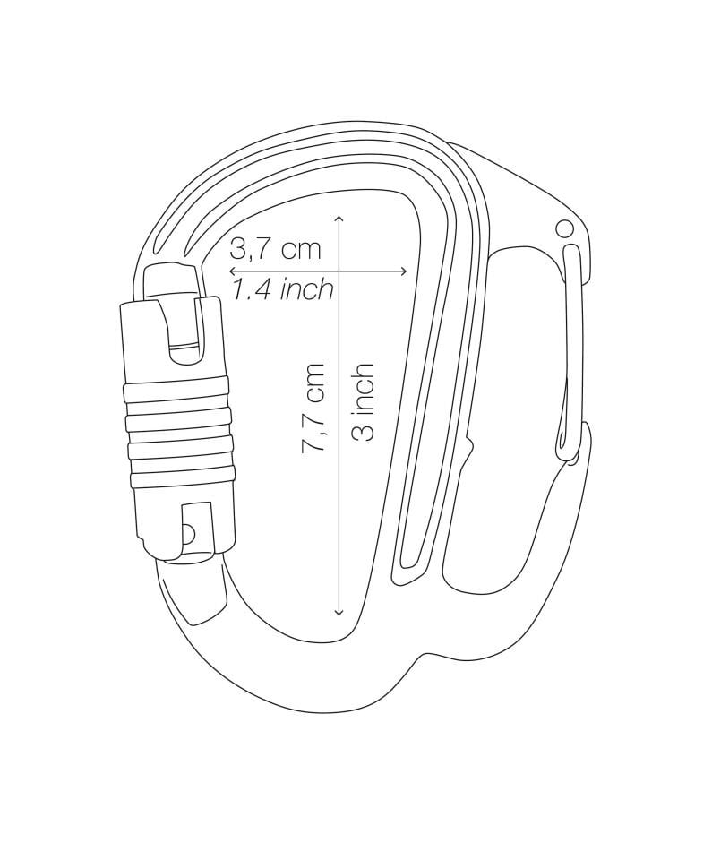 PETZL FREINO Z Alüminyum Karabina