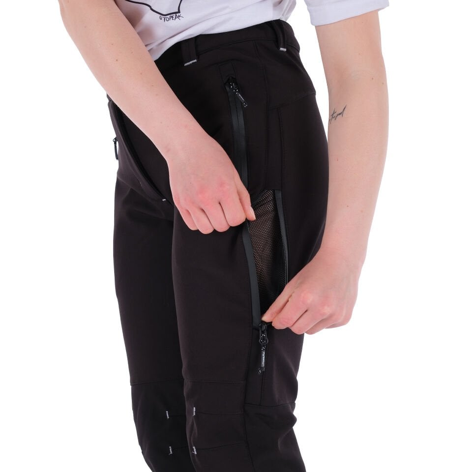 Utopeak Softshell Kadın Pantolon - Siyah