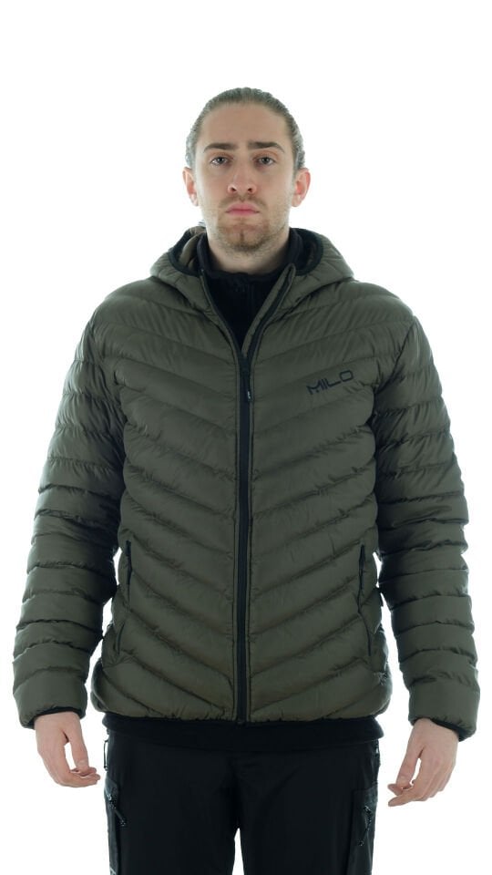 Milo Kone Primaloft Dolgulu Kapüşonlu Ceket Haki