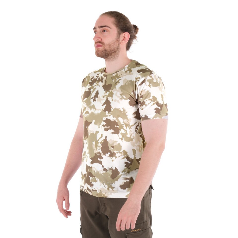 Utopeak Kamuflaj T-shirt / Bej