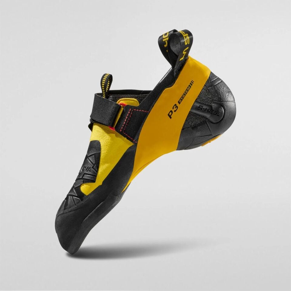 La Sportiva Skwama Black/Yellow Tırmanış Ayakkabısı