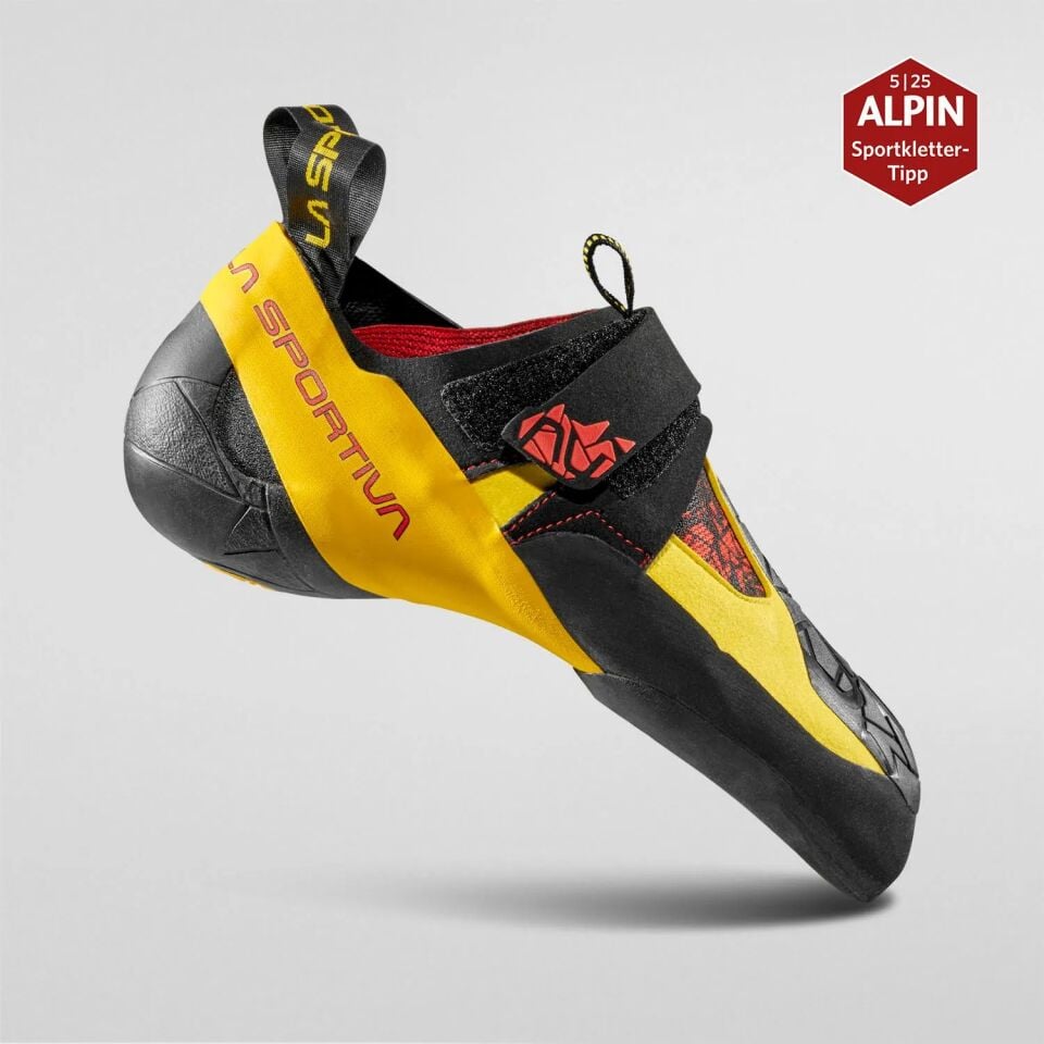 La Sportiva Skwama Black/Yellow Tırmanış Ayakkabısı