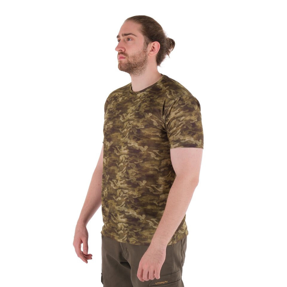 Utopeak Kamuflaj T-shirt / Yeşil