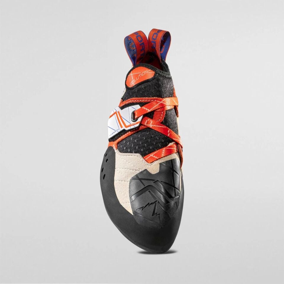 La Sportiva Solution Woman White/Lily Orange Tırmanış Ayakkabısı