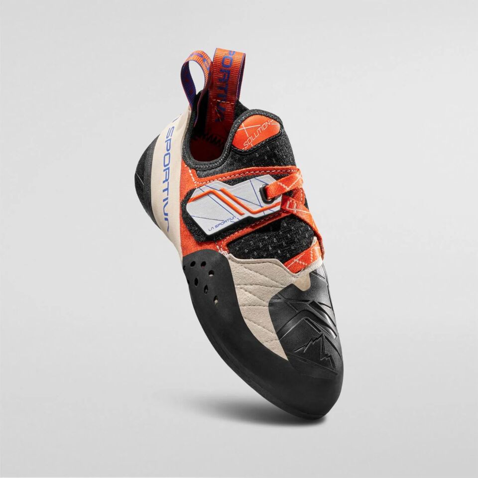 La Sportiva Solution Woman White/Lily Orange Tırmanış Ayakkabısı