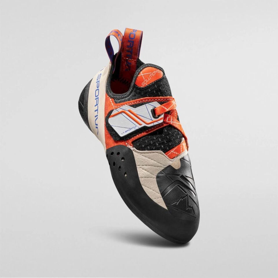 La Sportiva Solution Woman White/Lily Orange Tırmanış Ayakkabısı