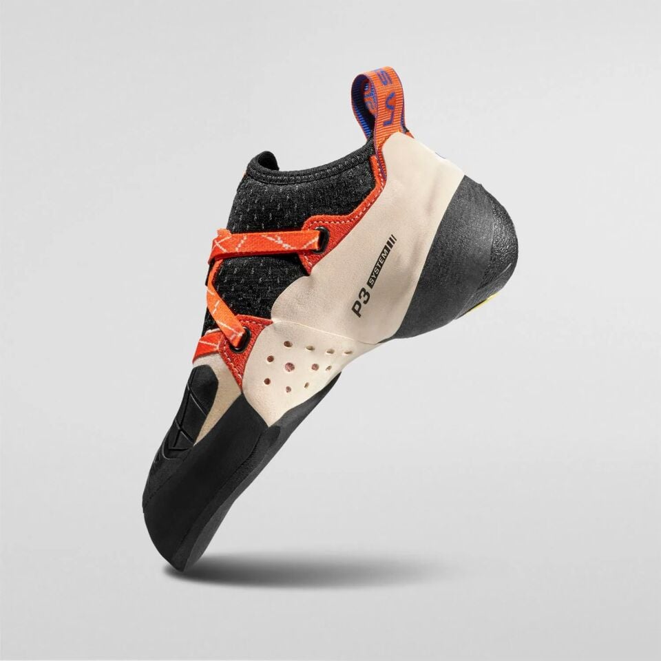 La Sportiva Solution Woman White/Lily Orange Tırmanış Ayakkabısı