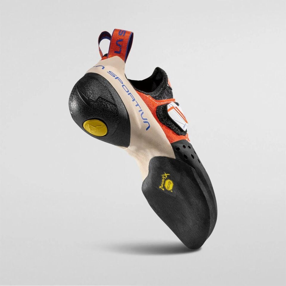 La Sportiva Solution Woman White/Lily Orange Tırmanış Ayakkabısı