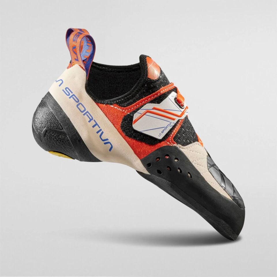 La Sportiva Solution Woman White/Lily Orange Tırmanış Ayakkabısı