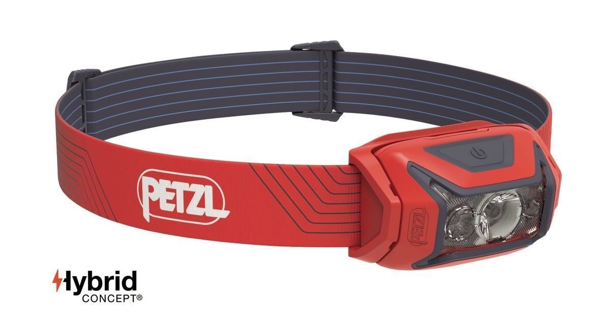 PETZL Actik Kafa Feneri (450 lümen) 2023 KIRMIZI