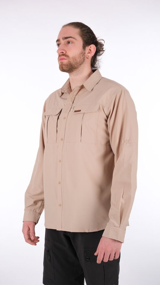 Utopeak Smart Outdoor Unisex Gömlek - Bej
