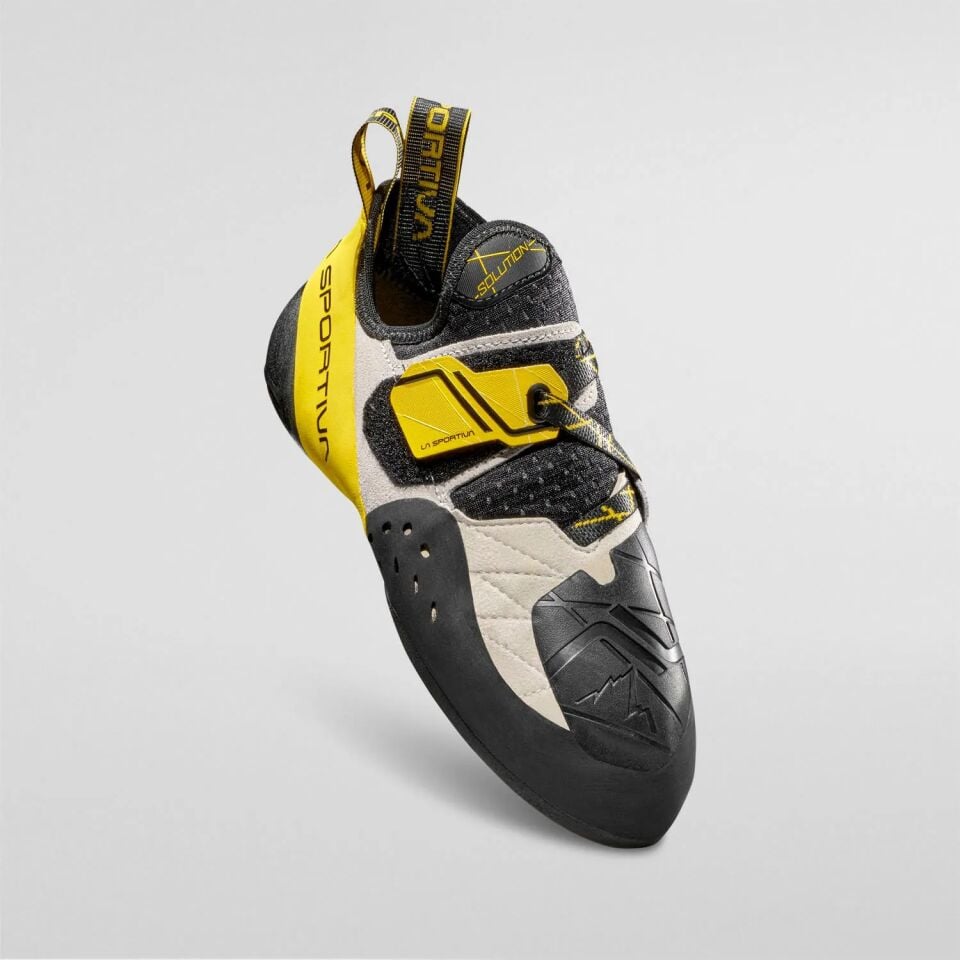 La Sportiva Solution White/Yellow Tırmanış Ayakkabısı