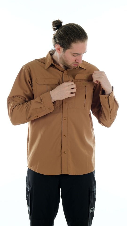 Utopeak Smart Outdoor Unisex Gömlek - Camel