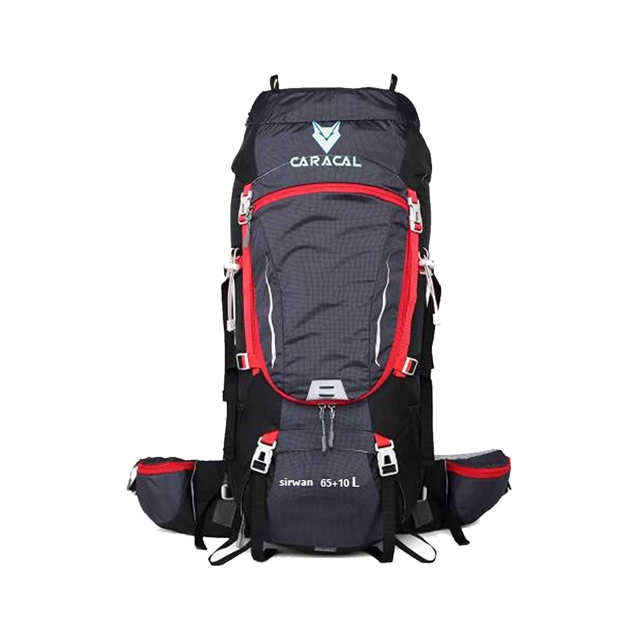 Caracal Sirwan Outdoor Sırt Çantası 65+10 LT Siyah