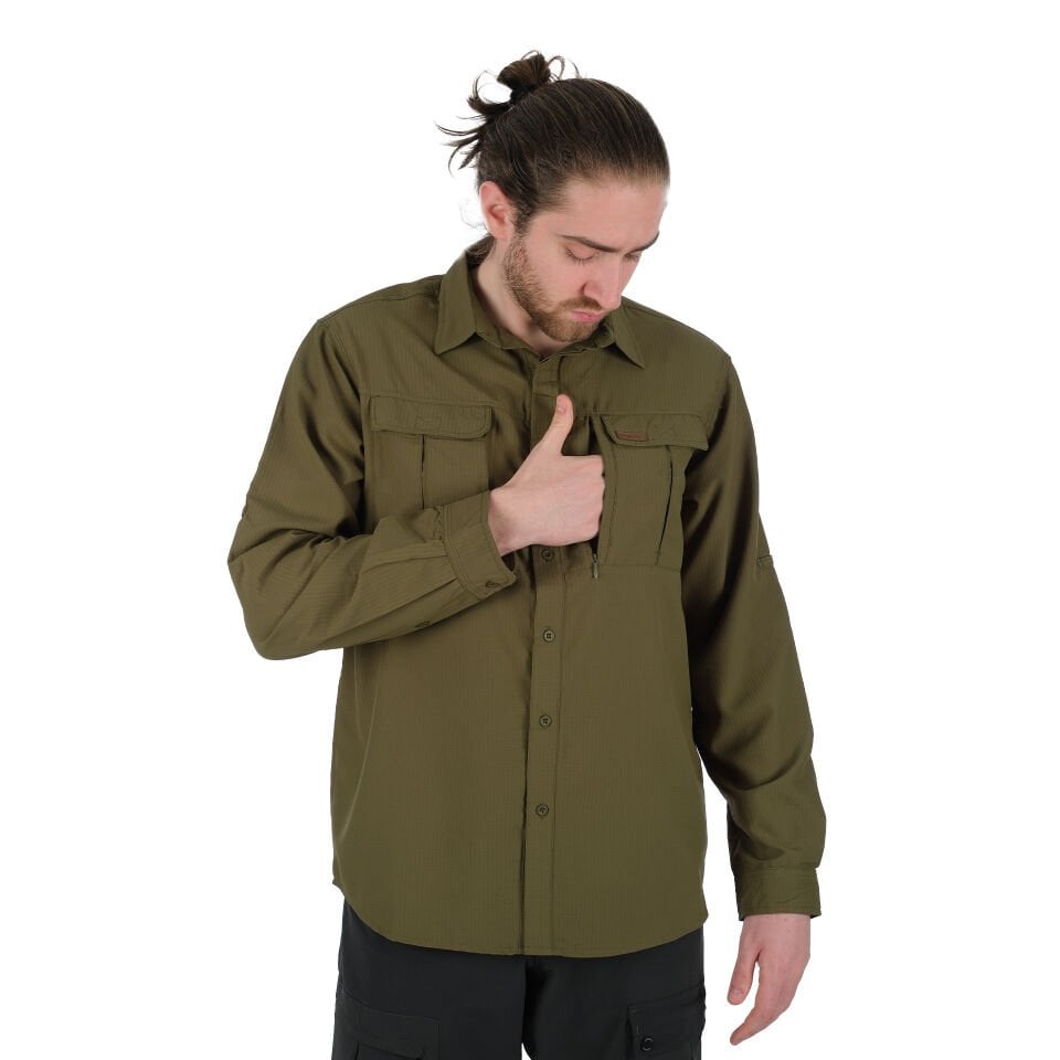 Utopeak Smart Outdoor Unisex Gömlek - Haki