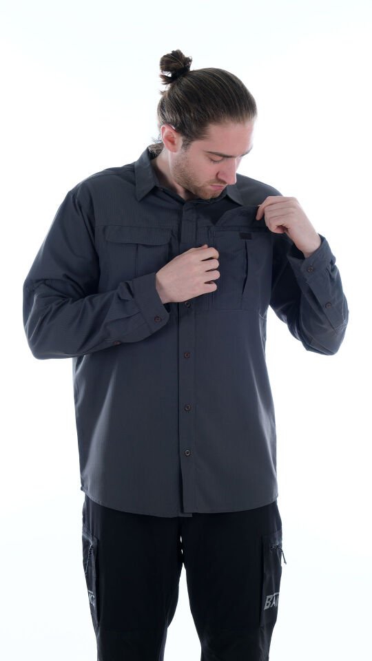 Utopeak Smart Outdoor Unisex Gömlek - Antrasit