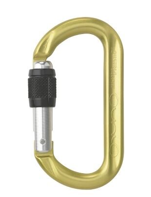 AustriAlpin Ovalo alloy screwlock yellow 24kN