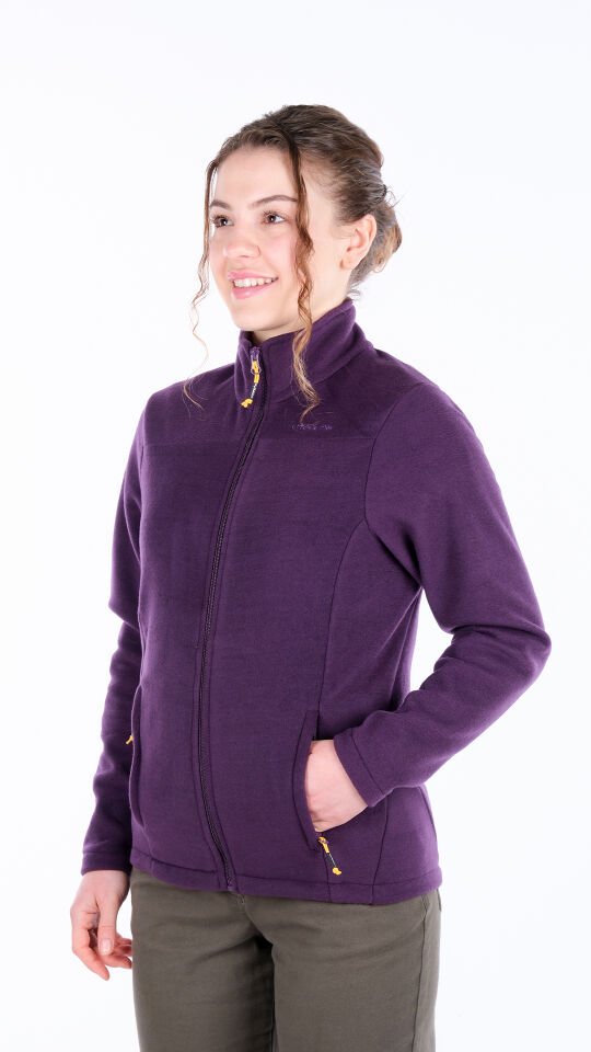 Utopeak K2 Tam Fermuar Kadın Polar Mor