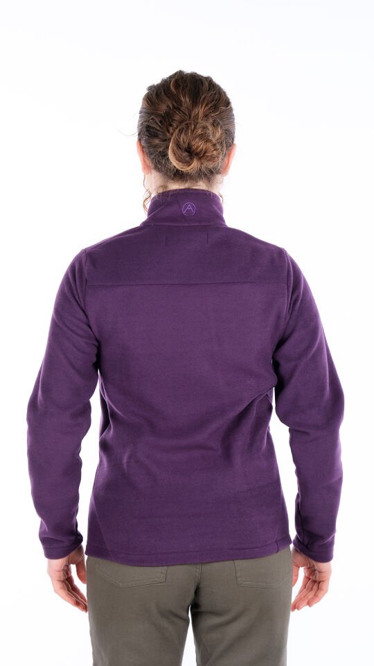 Utopeak K2 Tam Fermuar Kadın Polar Mor