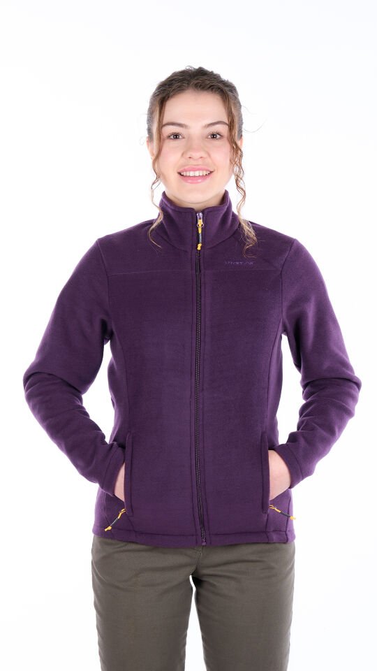 Utopeak K2 Tam Fermuar Kadın Polar Mor