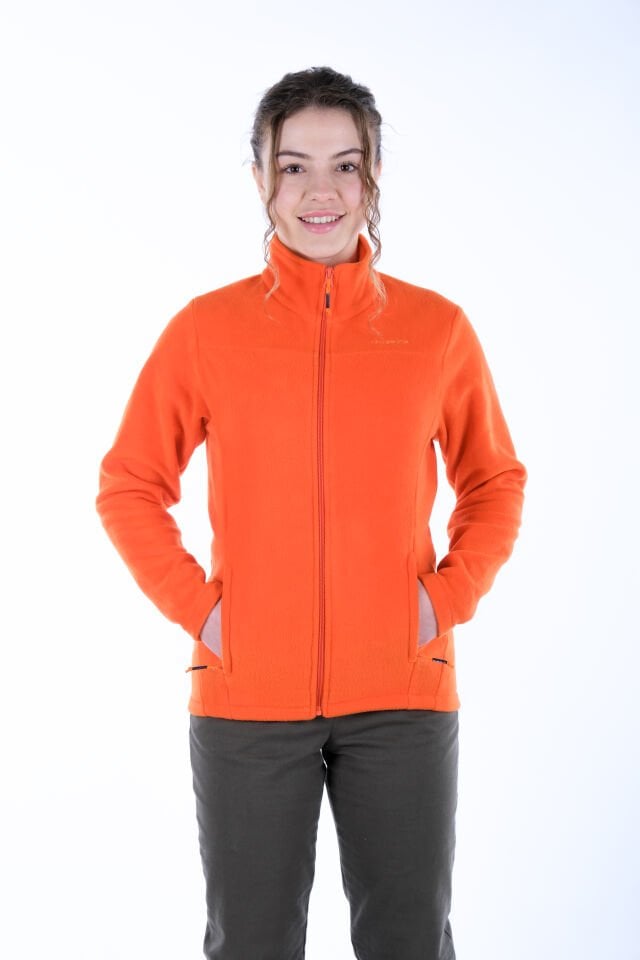 Utopeak K2 Tam Fermuar Kadın Polar Turuncu