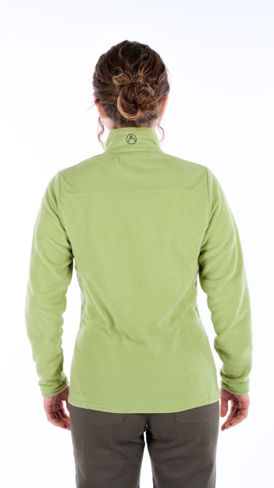 Utopeak K2 Tam Fermuar Kadın Polar F. Yeşil