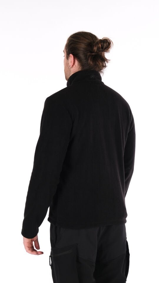 Utopeak K2 Tam Fermuar Erkek Polar Siyah