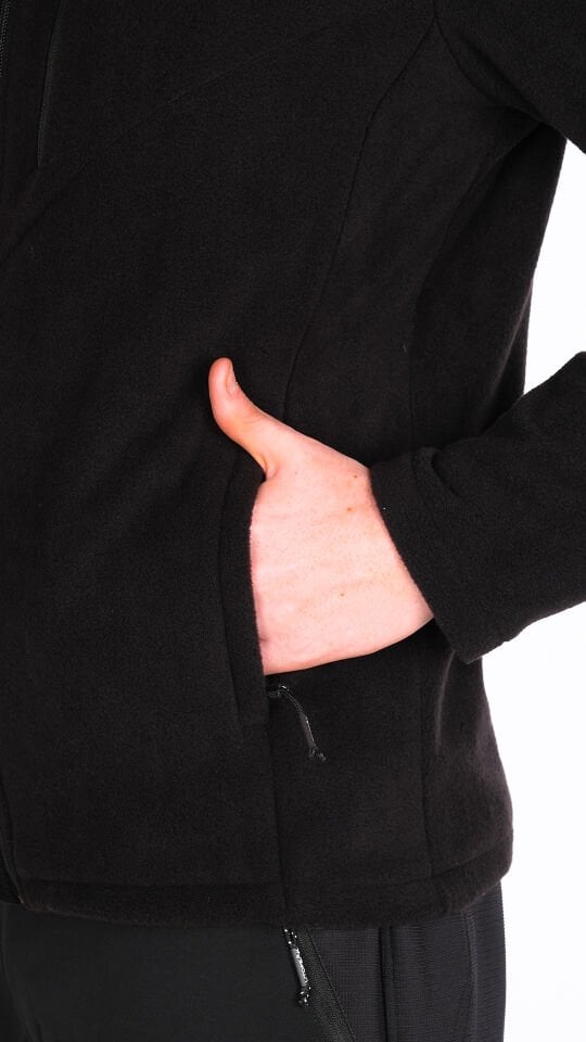 Utopeak K2 Tam Fermuar Erkek Polar Siyah