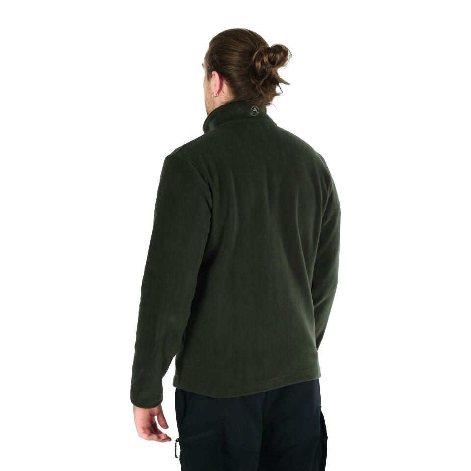 Utopeak K2 Tam Fermuar Erkek Polar Haki