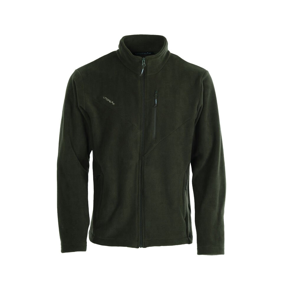 Utopeak K2 Tam Fermuar Erkek Polar Haki