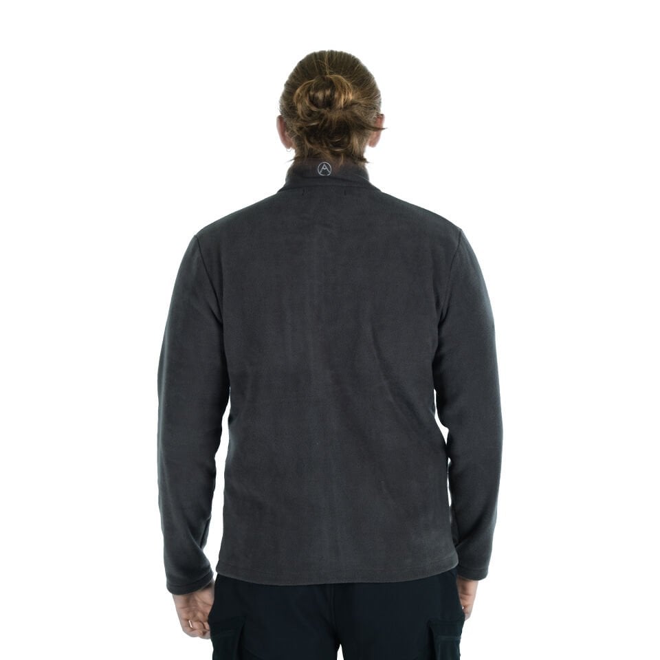 Utopeak K2 Tam Fermuar Erkek Polar Antrasit-Turunc