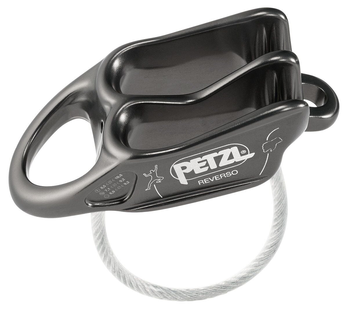Petzl Reverso Emniyet Aleti Gri