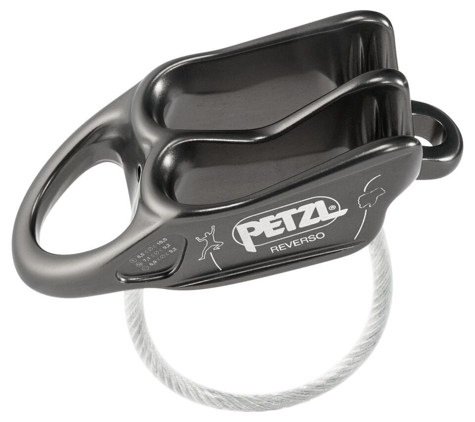 Petzl Reverso Emniyet Aleti Gri
