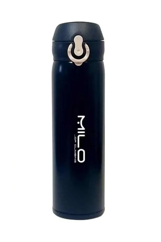 Milo Lake 420 ml Çelik Termos Siyah