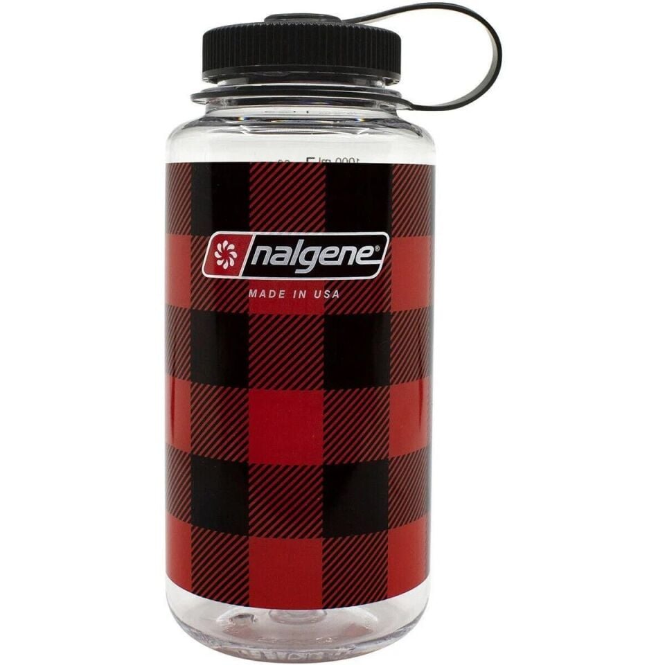 Nalgene 32oz WM Red Plaid Tritan Suluk