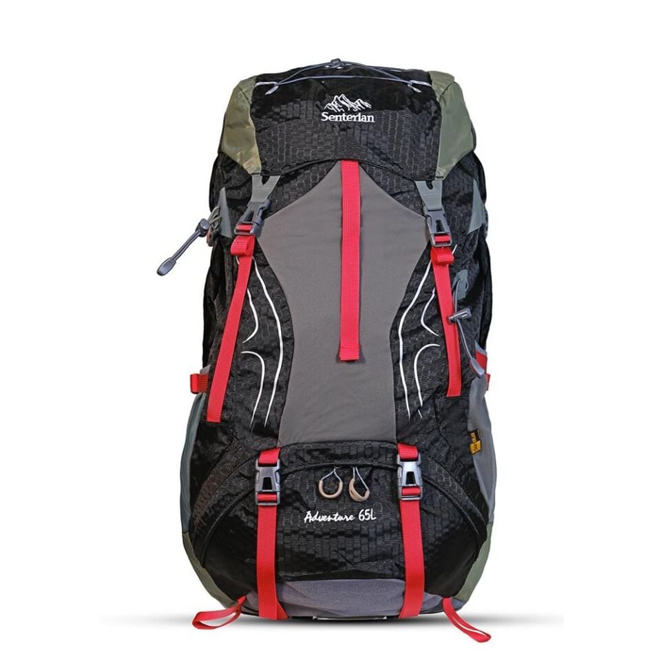 Senterlan Cave Siyah/Kırmızı 65 lt Sırt Çantası
