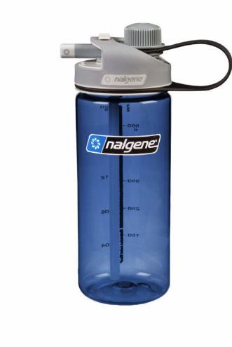 Nalgene MultiDrink Blue/Gray Cap Tritan Suluk 20oz