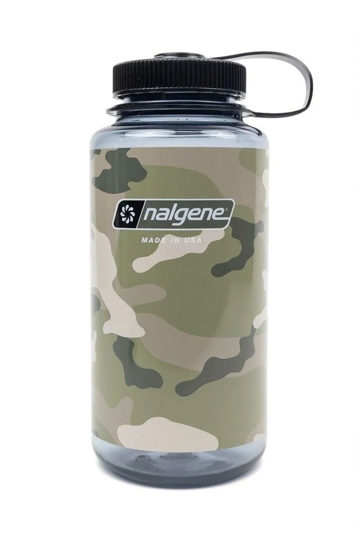 Nalgene 32oz WM Gray w/Black Camo
