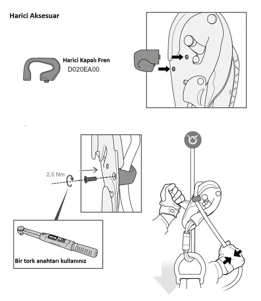 Petzl ID Evac İniş ve İndirme Aleti