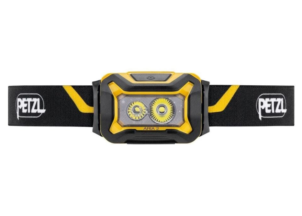 Petzl Aria 2 Kafa Feneri (450 lümen) (Siyah/Sarı)