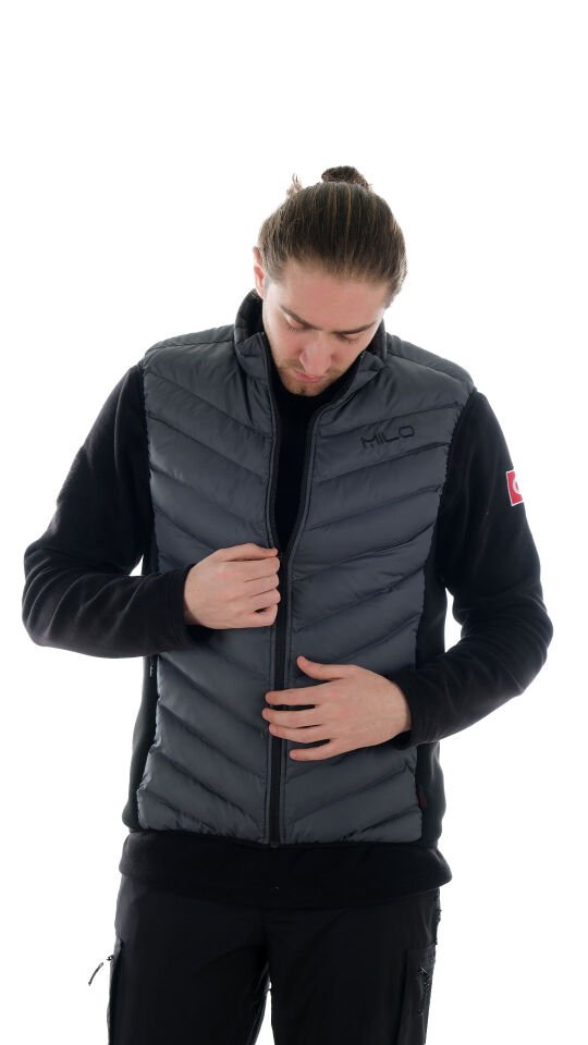 Milo Vest Primaloft Dolgulu Yelek - Gri