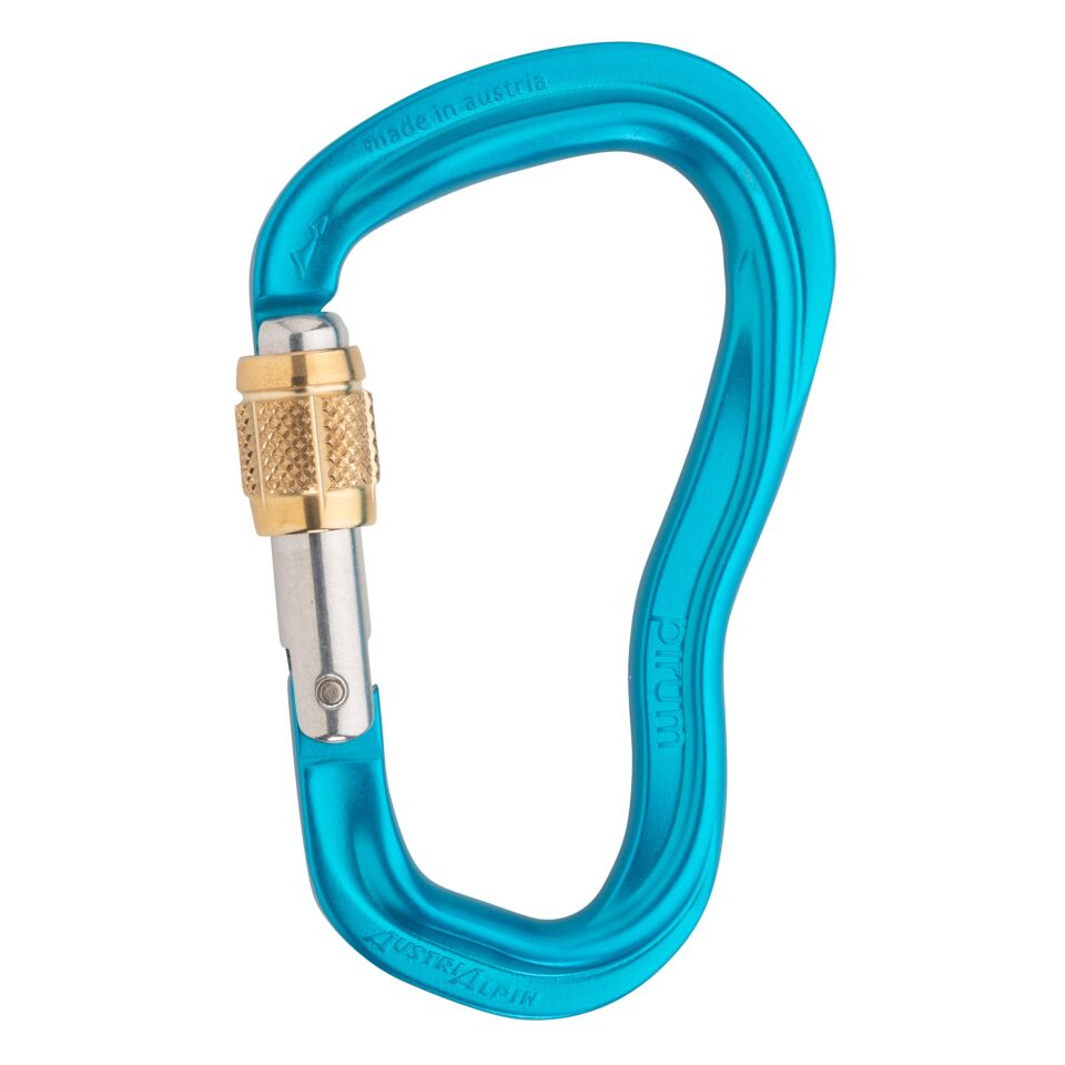 AustriAlpin PIRUM Alum. Screwlock Karabina